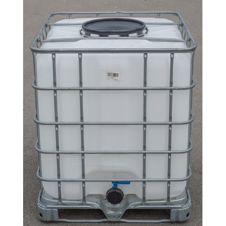 IBC nádrž 1000L NOVÁ natur 40cm na pozinku