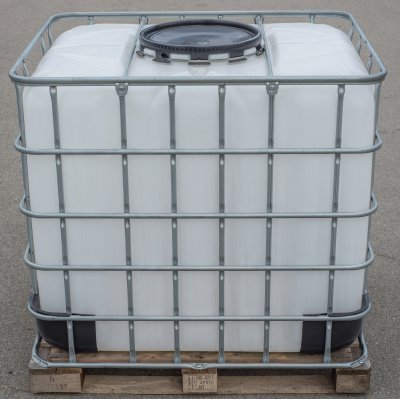 IBC nádrž 1000L NOVÁ natur 40cm na dřevě