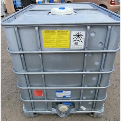 IBC nádrž 1000L vypláchnutá 22cm oplechovaná
