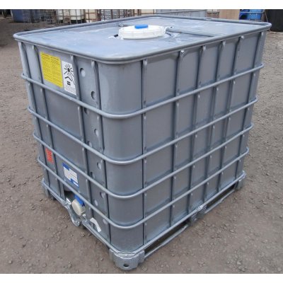 IBC nádrž 1000L vypláchnutá 22cm oplechovaná