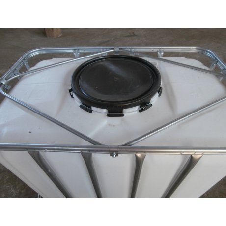 IBC nádrž 600L NOVÁ natur 40cm na dřevě