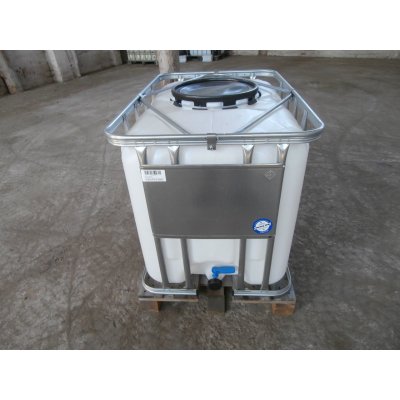 IBC nádrž 600L NOVÁ natur 40cm na dřevě