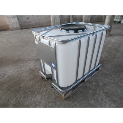IBC nádrž 600L NOVÁ natur 40cm na dřevě