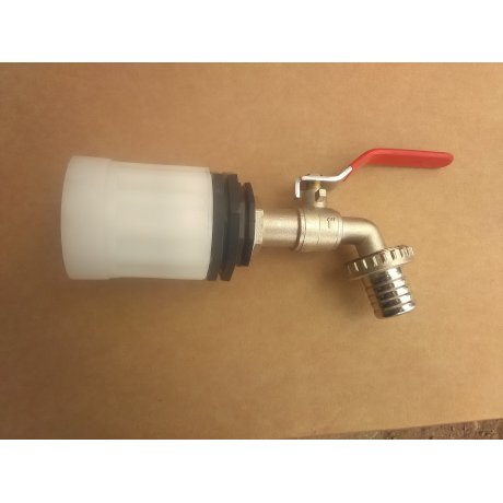 IBC redukce z DN50 na zahradní mosazný kohout 1 "