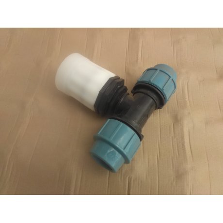 IBC redukce DN 50 hrubý zavit  ( S60/6 ) na PPS Trubku - T kus