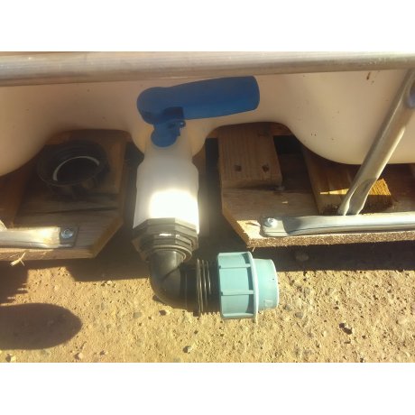 IBC redukce DN 50 hrubý zavit  ( S60/6 ) na PPS Trubku - KOLENO