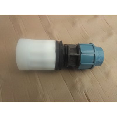IBC redukce DN 50 hrubý zavit (S60x6 - 2") na PPS trubku
