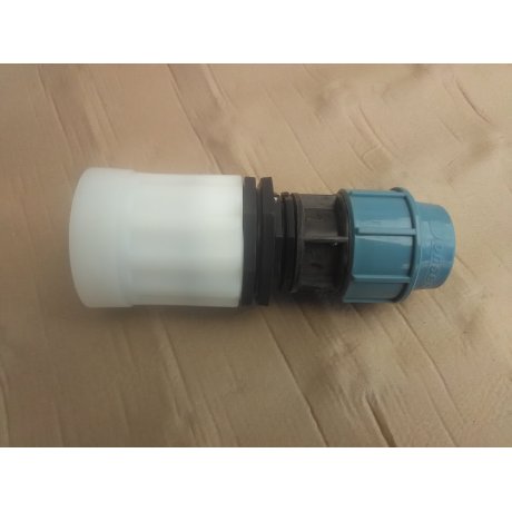 IBC redukce DN 50 hrubý zavit (S60x6 - 2") na PPS trubku