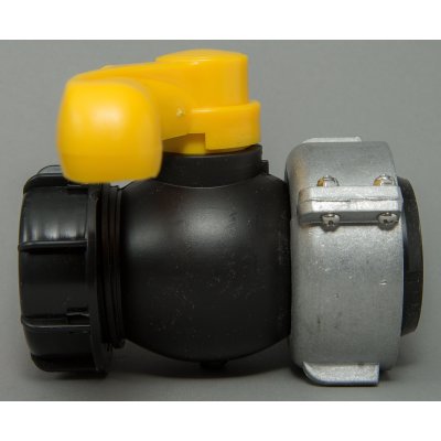 IBC kohout šroubovací 75mm / DN 50 hrubý zavit  S60x6