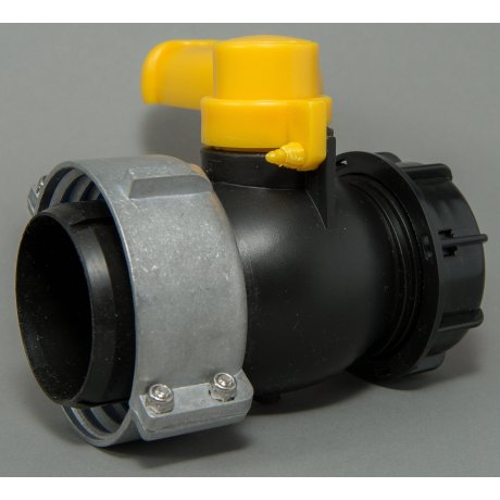 IBC kohout šroubovací 75mm / DN 50 hrubý zavit  S60x6