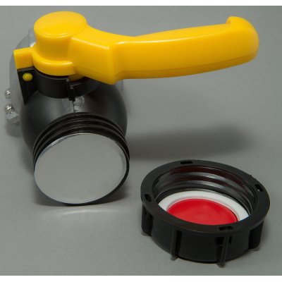 IBC kohout šroubovací 75mm / DN 50 hrubý zavit  S60x6