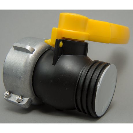 IBC kohout šroubovací 75mm / DN 50 hrubý zavit  S60x6