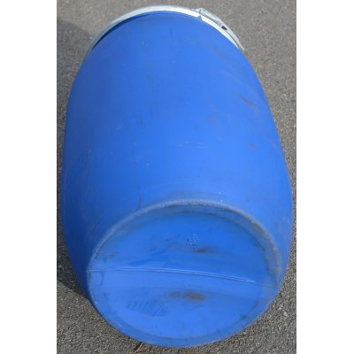 sud plastový 220L pákový uzávěr modrý  www.nadrze.navsechno.cz