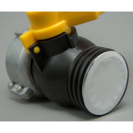 IBC kohout šroubovací 62mm / DN 50 hrubý zavit  S60x6