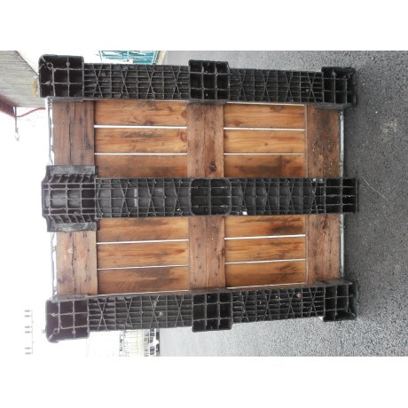 IBC nádrž 1000L NOVÁ natur 15cm na palete PLAST - DŘEVO