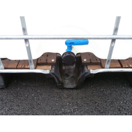 IBC nádrž 1000L NOVÁ natur 15cm na palete PLAST - DŘEVO