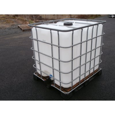 IBC nádrž 1000L NOVÁ natur 15cm na palete PLAST - DŘEVO