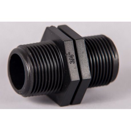 Plastová vsuvka 3/4" - 4" vnější závit (M/M)