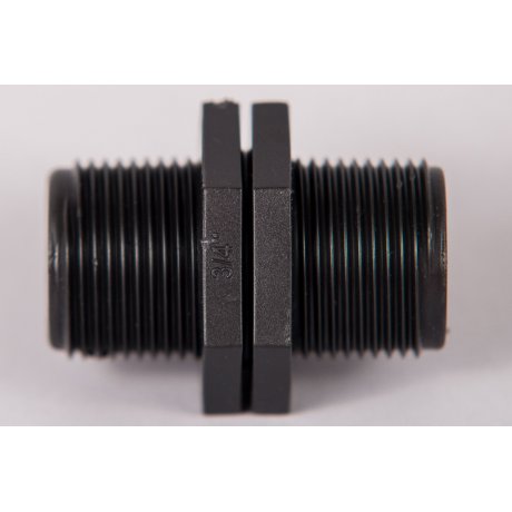 Plastová vsuvka 3/4" - 4" vnější závit (M/M)