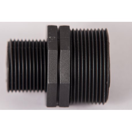 Plastová vsuvka redukovaná vnější závit (M/M)