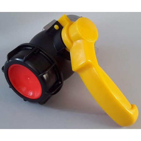 IBC kohout šroubovací 62mm / DN 50 hrubý zavit  S60x6