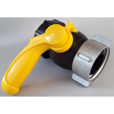 IBC kohout šroubovací 62mm / DN 50 hrubý zavit  S60x6