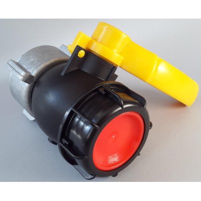 IBC kohout šroubovací 62mm / DN 50 hrubý zavit  S60x6