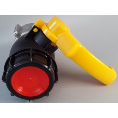 IBC kohout šroubovací 62mm / DN 50 hrubý zavit  S60x6
