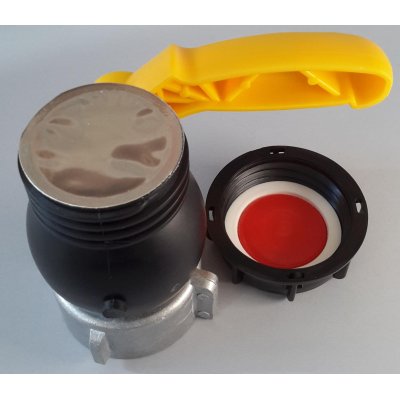 IBC kohout šroubovací 62mm / DN 50 hrubý zavit  S60x6