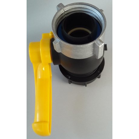 IBC kohout šroubovací 62mm / DN 50 hrubý zavit  S60x6