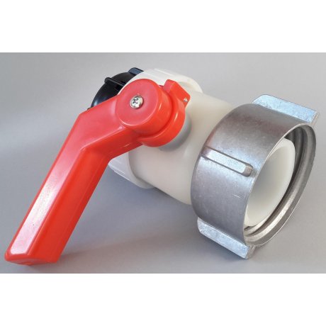 IBC kohout šroubovací 80mm / DN 50 hrubý zavit  S60x6