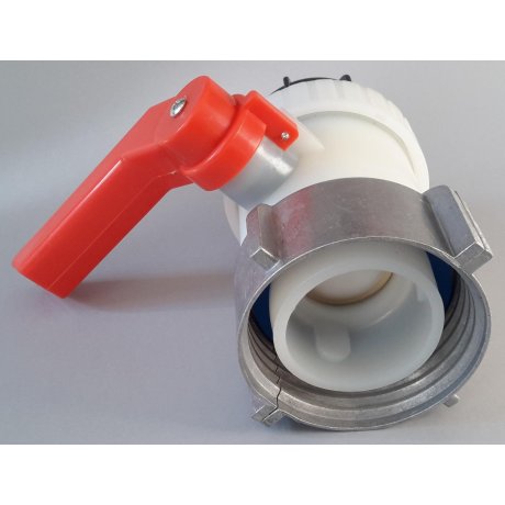 IBC kohout šroubovací 80mm / DN 50 hrubý zavit  S60x6