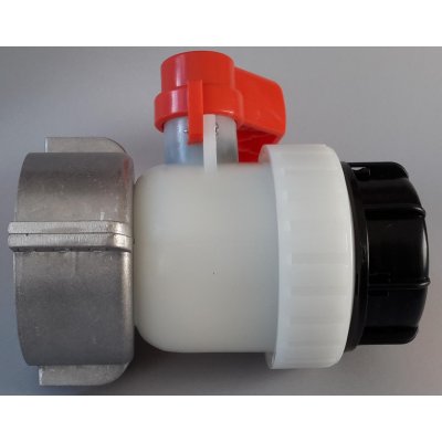 IBC kohout šroubovací 80mm / DN 50 hrubý zavit  S60x6