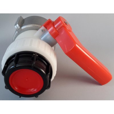 IBC kohout šroubovací 80mm / DN 50 hrubý zavit  S60x6