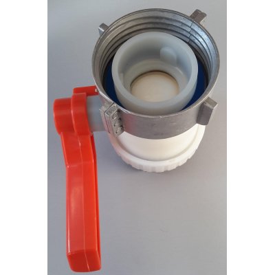 IBC kohout šroubovací 80mm / DN 50 hrubý zavit  S60x6