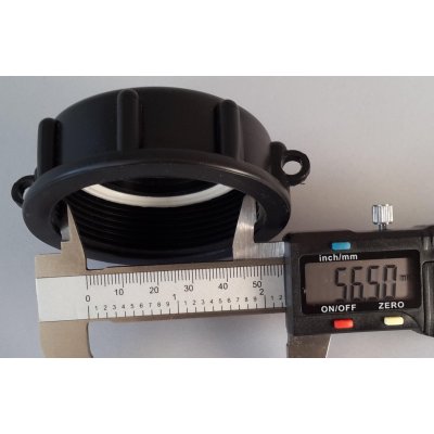 Víčko na IBC nádrže DN 50 - 5 závitů jemný 56.5mm