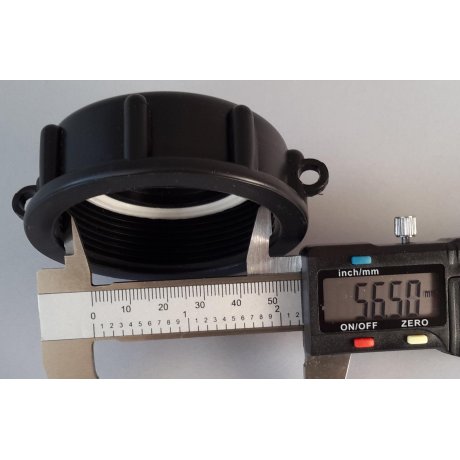 Víčko na IBC nádrže DN 50 - 5 závitů jemný 56.5mm