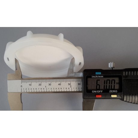 Víčko na IBC nádrže DN 50 camlock s jemnými 3 závity 61mm