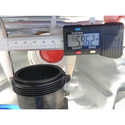 Víčko na IBC nádrže DN 50 - 5 závitů jemný 56.5mm