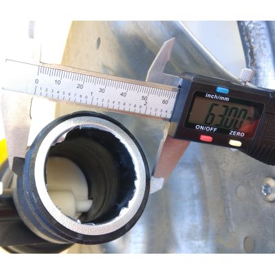 Víčko na IBC nádrže DN 50 camlock s jemnými 3 závity 61mm