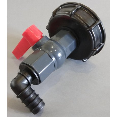 IBC redukce DN80 hrubý, plastový kohout