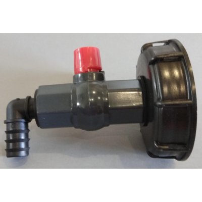 IBC redukce DN80 hrubý, plastový kohout