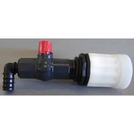 IBC redukce z DN50 ( S60x6 ) na zahradní plastový kohout 1 "