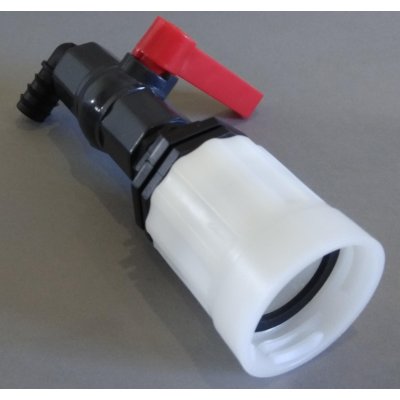 IBC redukce z DN50 ( S60x6 ) na zahradní plastový kohout 1 "