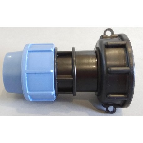 IBC redukce DN50 jemný závit na PPS trubku 32mm