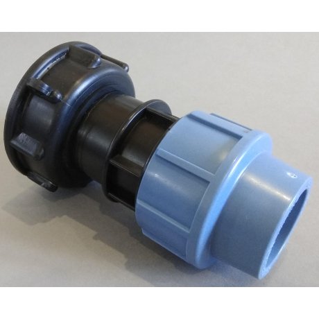 IBC redukce DN50 jemný závit na PPS trubku 32mm