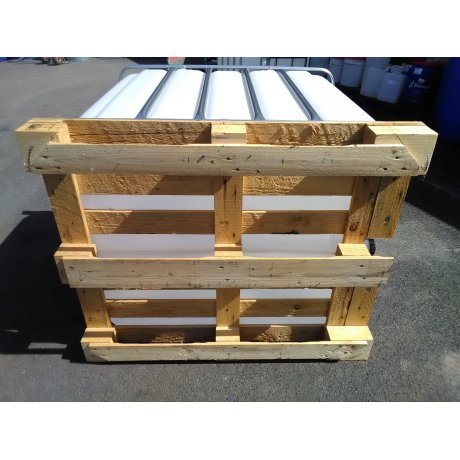 IBC nádrž 1000L KOMPLETNĚ NOVÁ natur 22cm dřevo