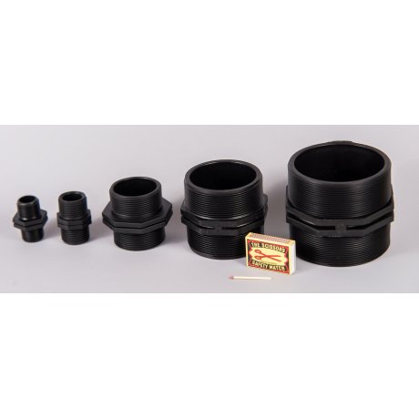Plastová vsuvka 3/4" - 4" vnější závit (M/M)