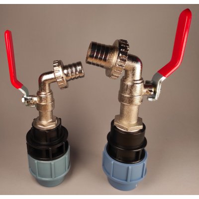 PPS redukce z 32mm na mosazný kohout