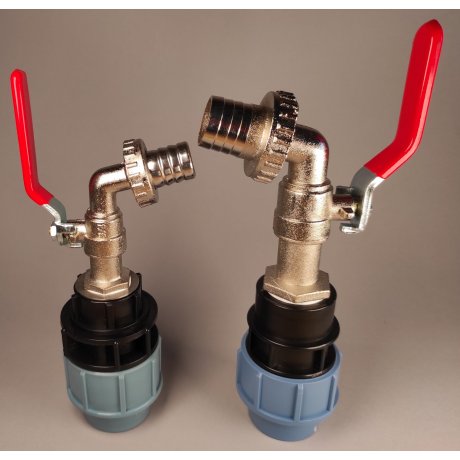 PPS redukce z 32mm na mosazný kohout